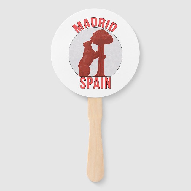 Abanico Madrid España (Anverso)