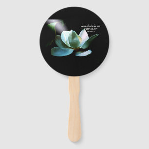 Abanico Magnolia Closeup Spotlight Matthew 5:16