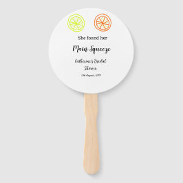 Abanico Main Squeeze lemon citrus bridal shower add name d