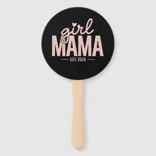 Abanico Mamá de niña Est 2026 Revelación de embarazo Mamá 
