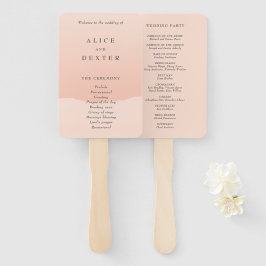 Abanico Mano de los modernos programas de matrimonio para