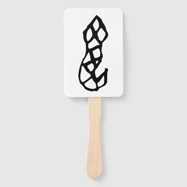 Abanico Maravillosa serpiente zodiaca china #001- (Anverso)