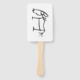 Abanico Maravilloso caballo-zodiaco chino-#001-