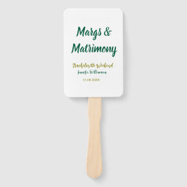 Abanico Margs and matrimony add name date bachelorette par