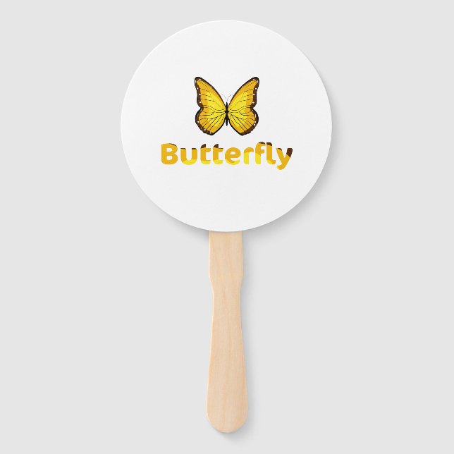 Abanico Mariposa (Anverso)