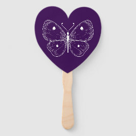 Abanico Mariposa de Dibujo Delicado
