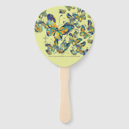 Abanico Mariposa Hand Fan-Centennial Celebration 2024