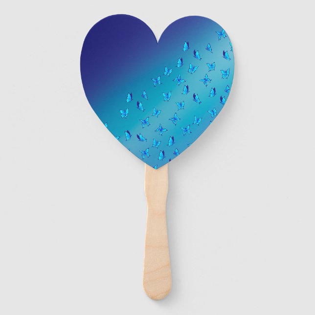 Abanico Mariposas encantadas (Reverso)