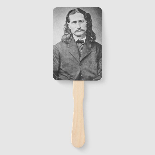 Abanico Marshal Wild Bill Hickok Antiguo Cañero Occidental (Anverso)