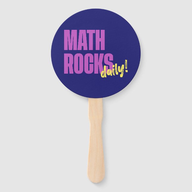 Abanico Math Rocks Daily (Anverso)