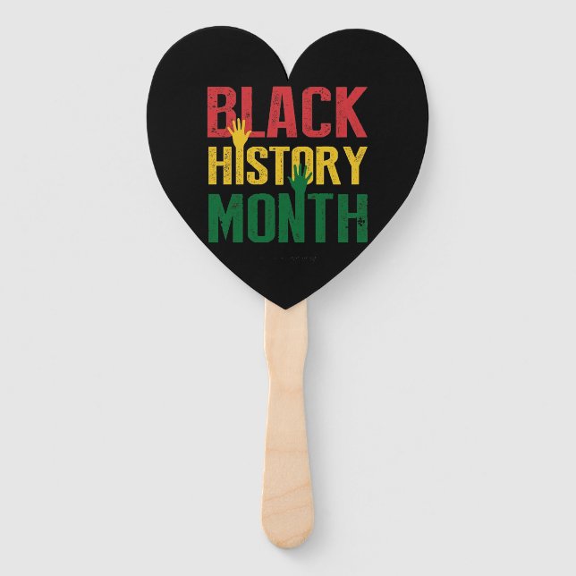 Abanico mes de historial negro (Anverso)