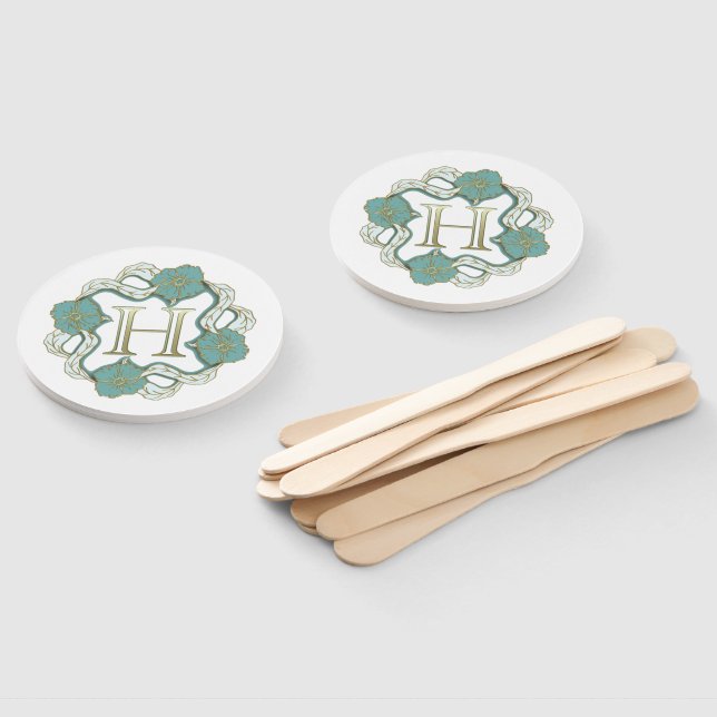 Abanico mi firma con la letra h (No montado)