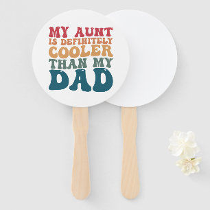 Abanico Mi tía es definitivamente más genial que mi papá