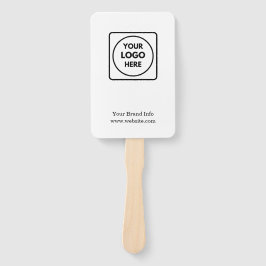 Abanico Minimalista blanco | Diseño de logotipo sencillo p