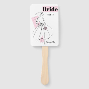 Abanico Moda Novia Pink Bride fanfarrona