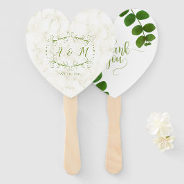 Abanico Moda verde boda