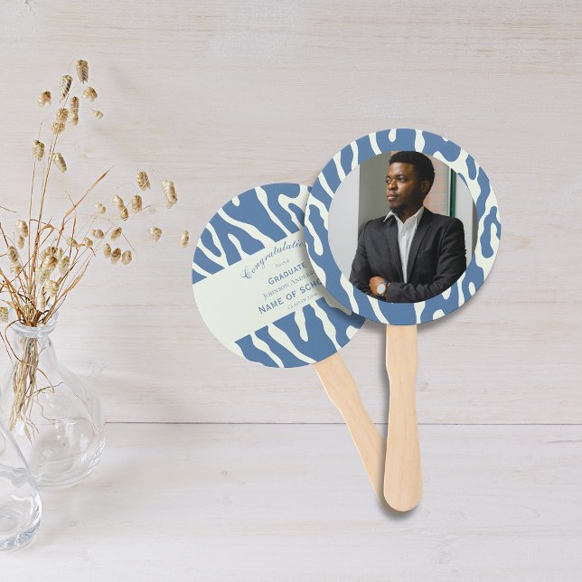 Abanico Modern abstract Pattern Photo Graduation  (Subido por el creador)