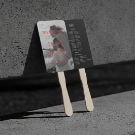 Abanico Modern Handwritten Overlay Photo Wedding