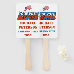 Abanico Moderna campaña electoral política de EEUU