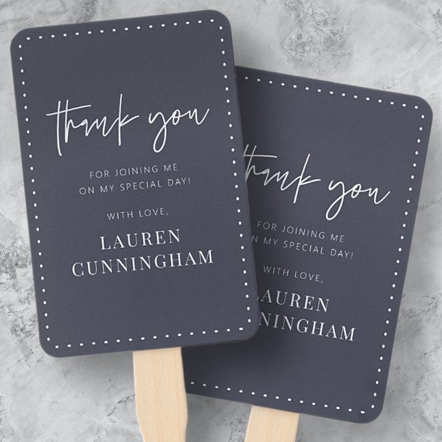 Abanico Moderna Moda Minimalista simple Gracias (Subido por el creador)