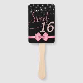 Abanico Moderna rosa elegante moda dulce 16 mano de fanáti