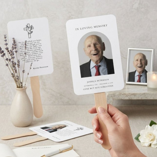 Abanico Moderna tarjeta de foto para conmemoración del fun (Subido por el creador)