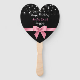 Abanico Moderna y elegante moda rosa dulce 16