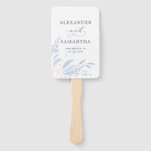 Abanico Moderno eucalipto Verde Verde Suculento Boda