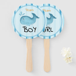 Abanico Mommy To Be Cute Whale Baby Shower Gender Reveal