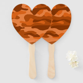 Abanico Monocolor Camo, Naranja de España