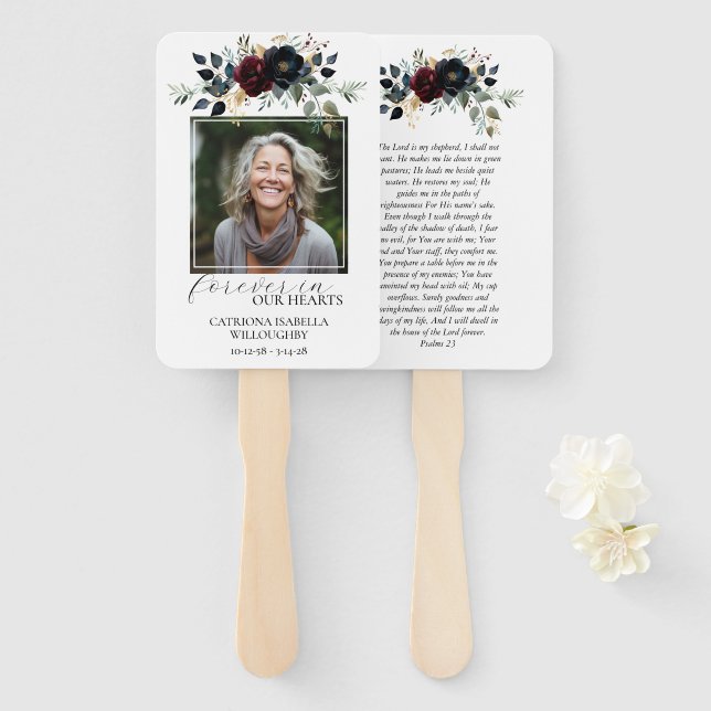 Abanico Monumento a la foto de la Marina Borgoña (Anverso y reverso)