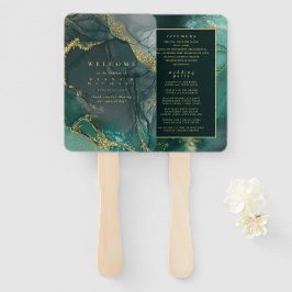 Abanico Moody Ink Emerald Gold Resumen Programa ID988