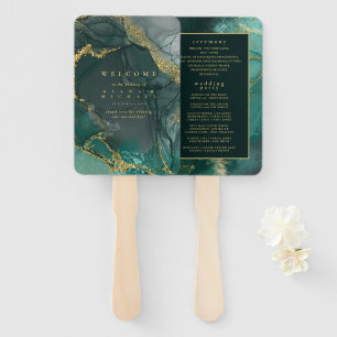Abanico Moody Ink Emerald Gold Resumen Programa ID988
