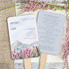 Abanico Mountain Meadow Watercolor Dusty Blue Program