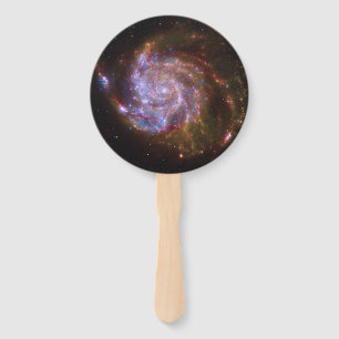 Abanico Nacimiento estelar en el volante: Galaxia M101