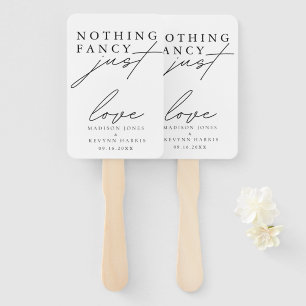 Abanico Nada Fancy Just Love Boda