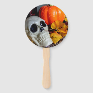 Abanico Naranja y cráneo