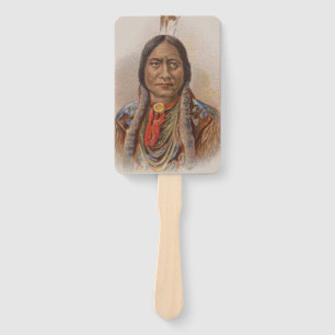 Abanico Nativo Americano: Lakota Toro Sentado, Anuncio de 
