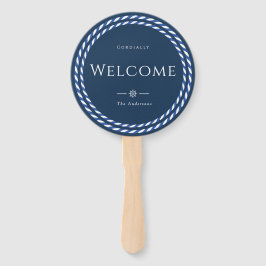 Abanico Nautical Rope Formal Welcome Navy