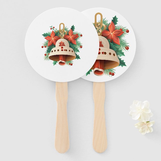 Abanico Navidades Bell (Anverso y reverso)