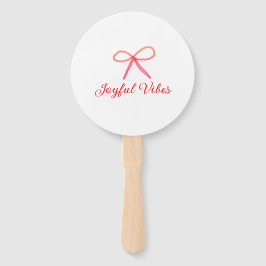 Abanico Navidades de vibraciones alegres RED BOW nombre de