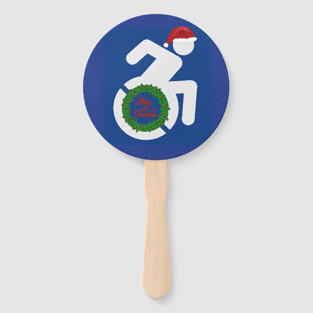 Abanico Navidades discapacitados (Anverso)