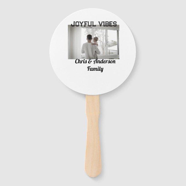 Abanico Navidades familiares de los hijos de los hijos de  (Anverso)