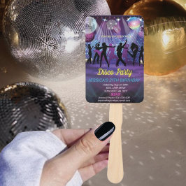 Abanico Neon Glow Disco Dance Birday Party