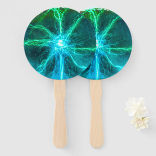 Abanico Neon Plasma Ball Electric Fiesta