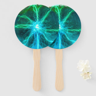 Abanico Neon Plasma Ball Electric Fiesta