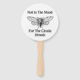 Abanico No En El Ánimo De La Cicada