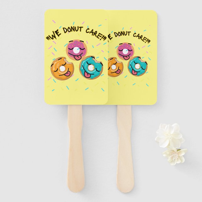 Abanico no nos preocupamos (Anverso y reverso)