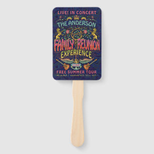 Abanico Nombre del logotipo del concierto de la banda de R