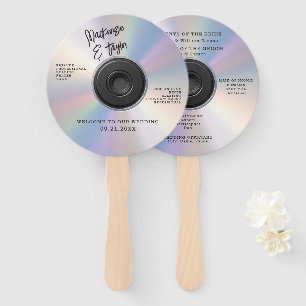 Abanico Novela de CD Boda de música de novedad